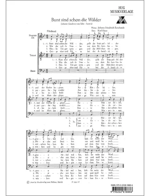 Bunt sind schon die Wälder